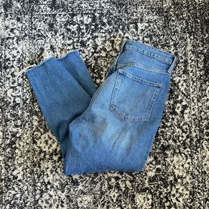 Old Navy Higher High-Rise O.G. straight secret slim pockets jeans
